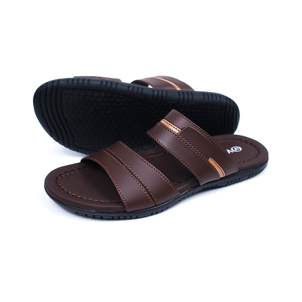 Sandal Kulit Pria Dewasa Model Casual Terbaru VINCI 11