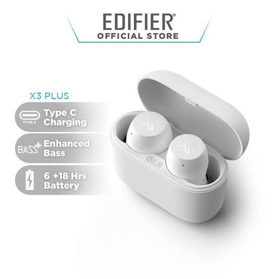 EDIFIER TWS X3+ Bluetooth Earphone aptX IPX5 Splash Proof
