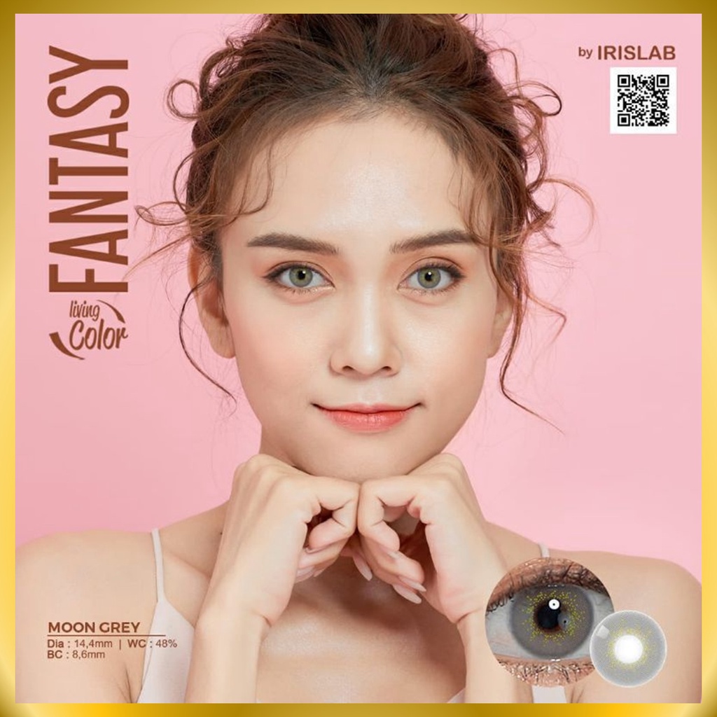 {BISA COD} SOFTLENS LIVING COLOR FANTASY BY IRISLAB NORMAL &amp; MINUS (-0.50 S/D -2.50)