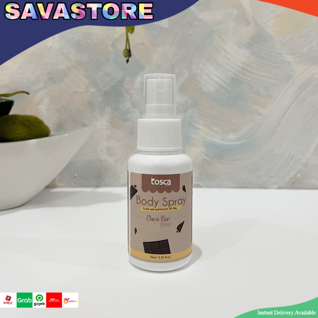 TOSCA Body Spray Fresh And Moisturize All Day Spray Pengharum Badan  untuk semua usia - Hilangkan Bau Badan - Harumkan Tubuh - Non Alkohol