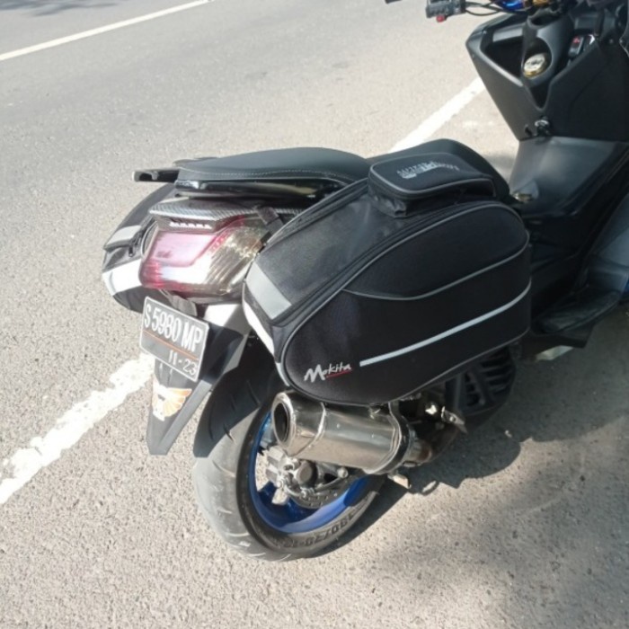 Rain Cover Side Bag Tas Samping Motor Nmax Serbaguna Type Phyton