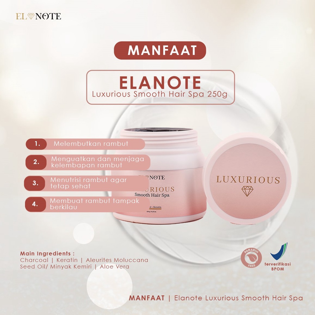 ELANOTE Luxurious Smooth Hair Spa 250g