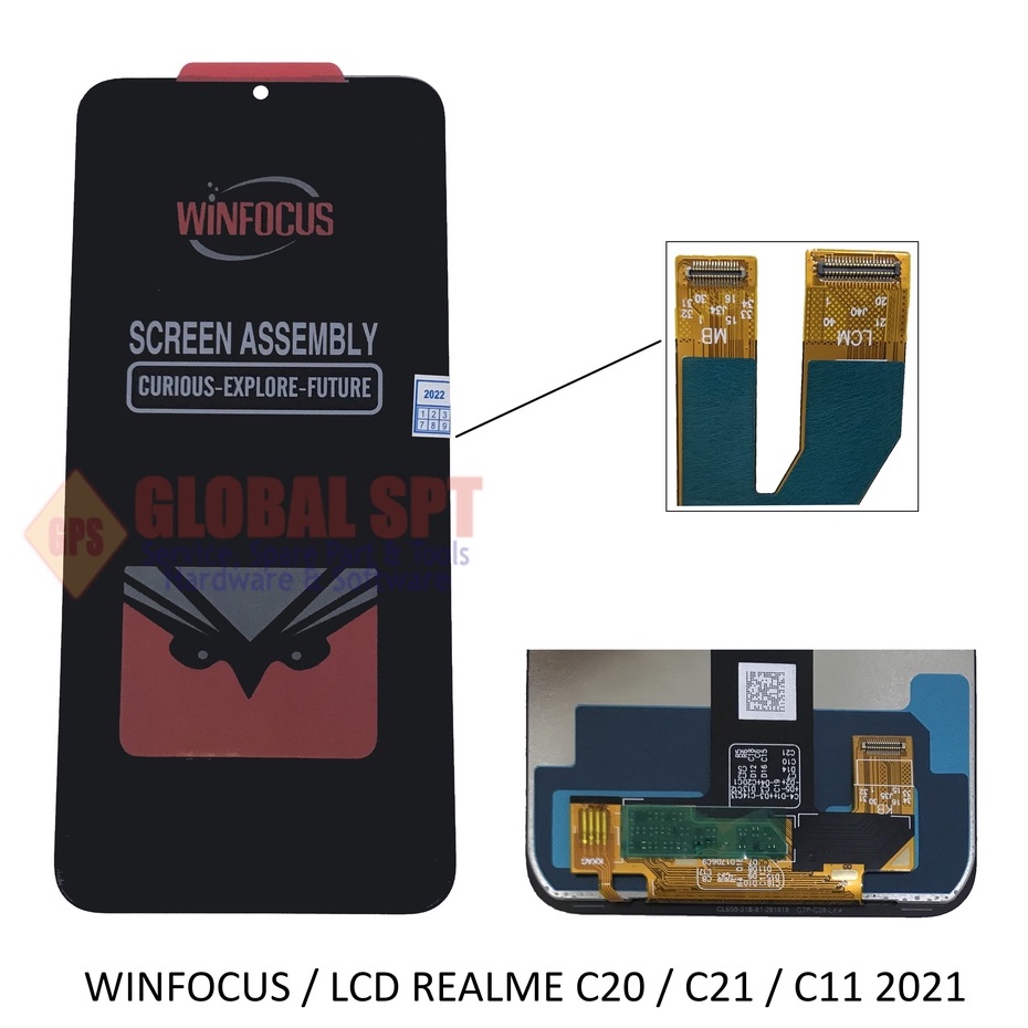 WINFOCUS / LCD TOUCHSCREEN REALME C20 / C21 / C11 2021