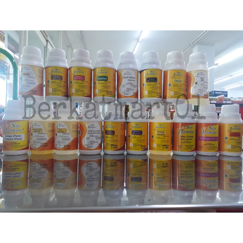 Star Jasmine Vanilla susu Vanilla Milk 100gr Perisa kue/Pasta