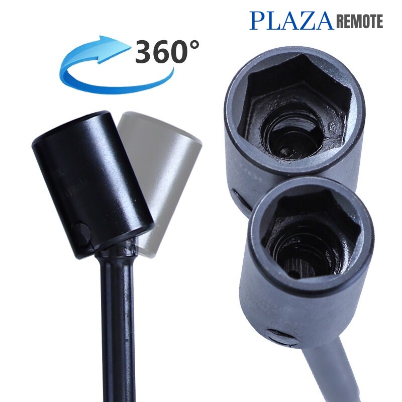 SOCK IMPACT ROTATABLE H12 CR-MO HEX SHANK SOCKET EXTENTION 1/4 TO 1/2