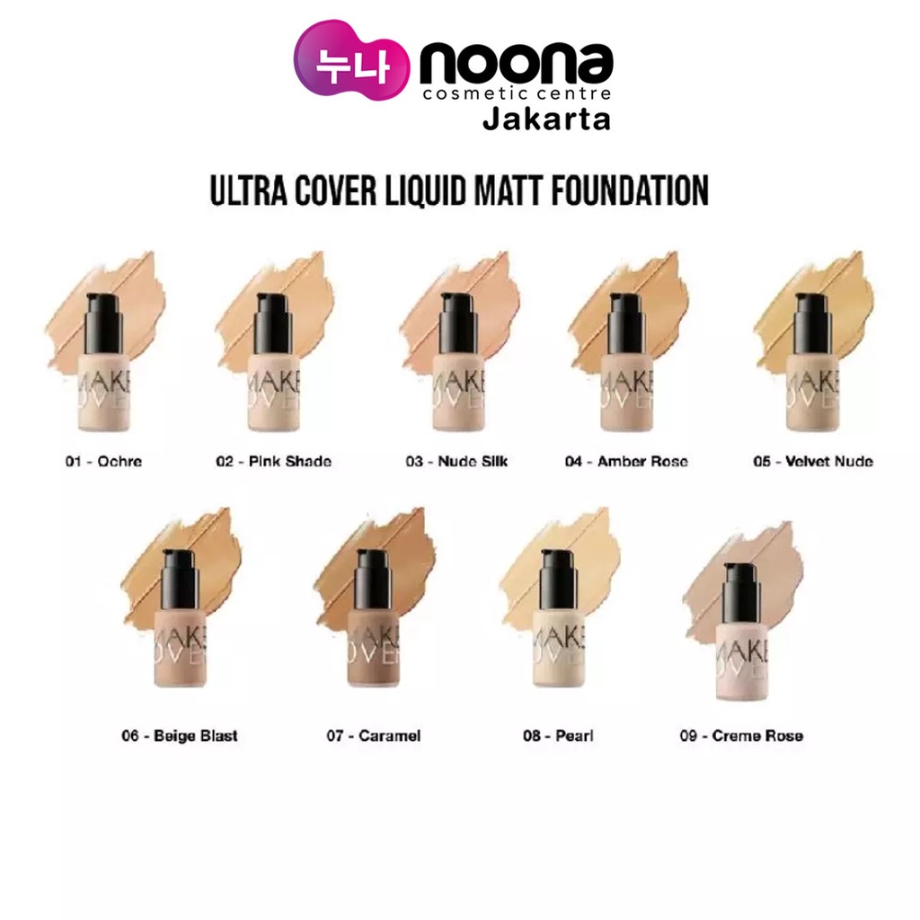 MAKE OVER ULTRA COVER LIQUID MATT FOUNDATION 33ML