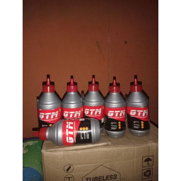 promo hemat 6 botol cairan tubles GTM/x-1 tire Anti ranjau paku cairan ban penambal