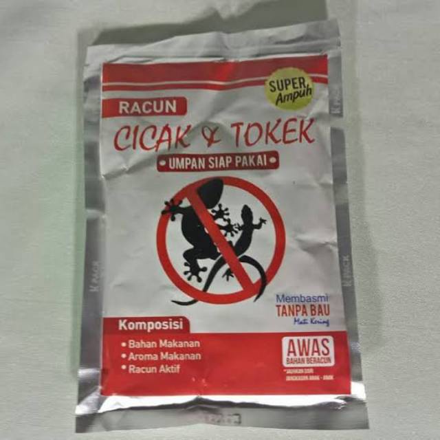 Racun Permen Cicak dan Tokek Tanpa Umpan Ampuh Mati Kering Tidak bau Racun Cicak Bubuk Cecak