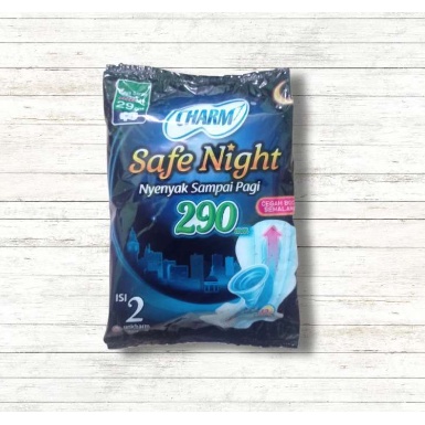 Softex Charm Night Pembalut 29 Cm 1 Pack Isi 2 Pads