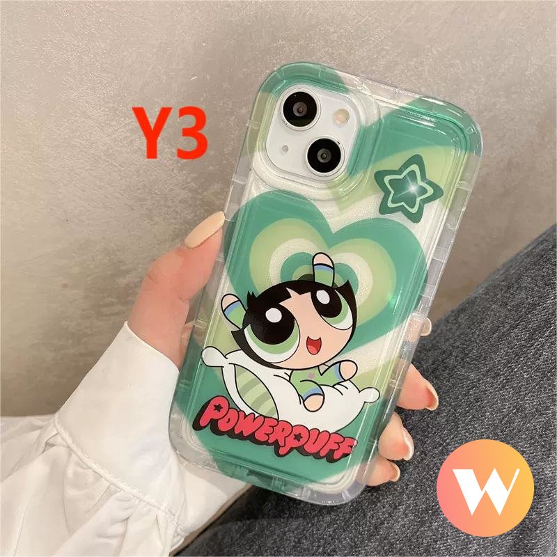 Soft Case Tpu Transparan Motif Kartun The Powerpuff Girls Untuk iPhone 11 7Plus 13 11 12 14 Pro Max X XR XS Max 6PLus 8Plus SE