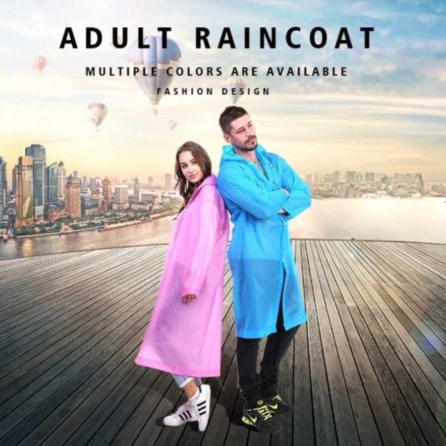 Jas Ujan Raincoat Bahan EVA untuk orang Dewasa - Jas Ujan Model Korea