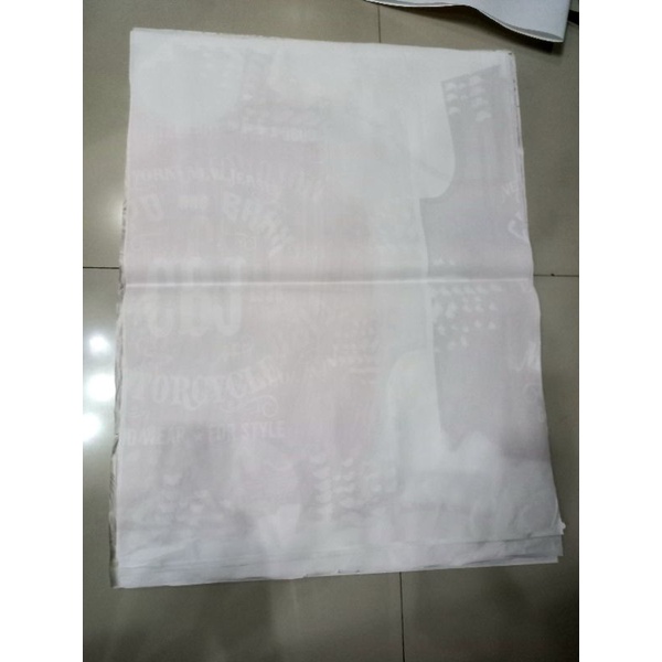 

koran bekas/kertas sablon hvo tipis 60x80 cm kiloan