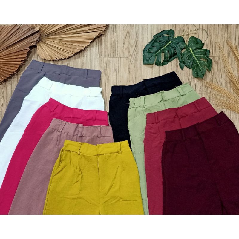 Celana CRINCLE STANDART / Celana High Waist / Celana Crincle Panjang / Kulot Crincle Premium / Kulot Crincle Murah / Kulot Crincle nyaman