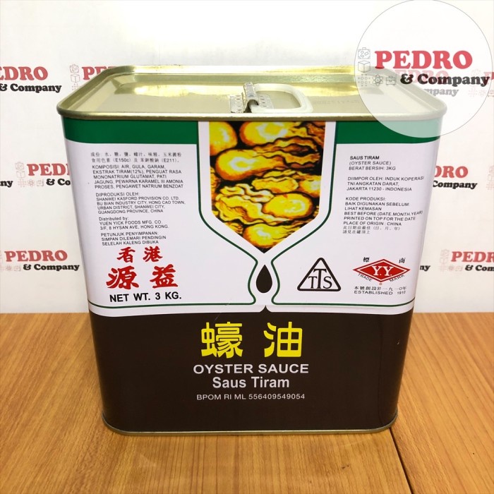 

YUEN YICK OYSTER SAUCE SAUS TIRAM 3KG - KALENG BESAR