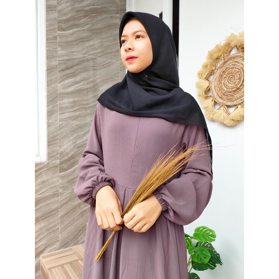 Gamis Joline Crinkle Airflow / Gamis Basic Babydoll Crinkle