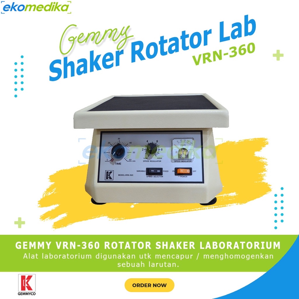 Jual Rotator Shaker GEMMY VRN360 Orbital Shaker Laboratorium Shopee