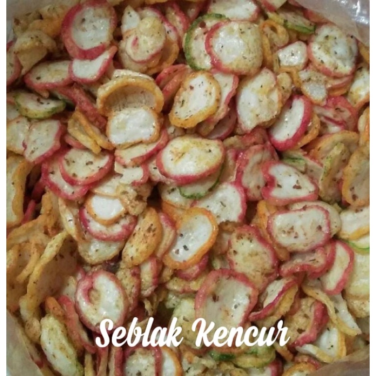 

KRUPUK SEBLAK/RASA KENCUR/SEBLAK KENCUR/SNACK KILOAN/KEMASAN 250gr