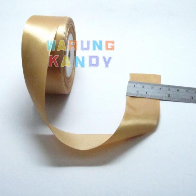 

Pita Saten 1,5" 25Yar Coklat Susu 33 - PAK