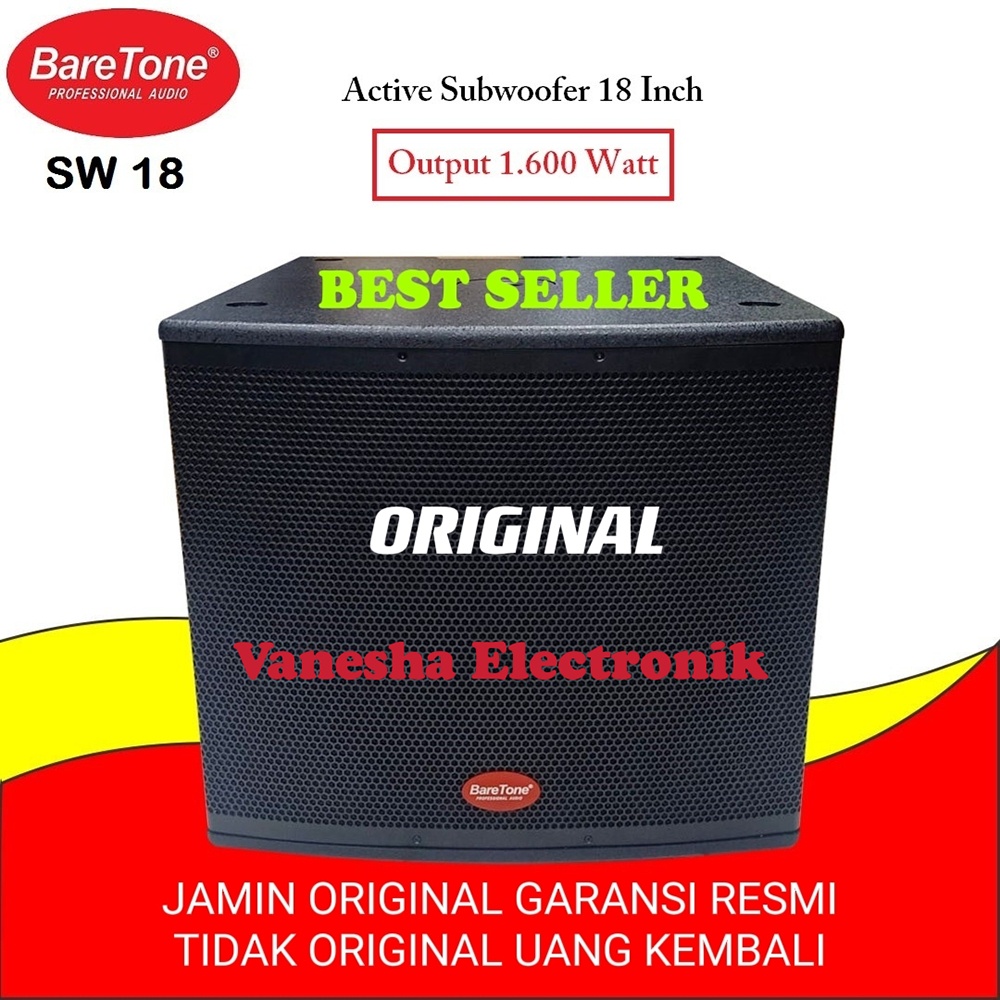 SUBWOOFER AKTIF BARETONE SW18 18 INCH ORIGINAL