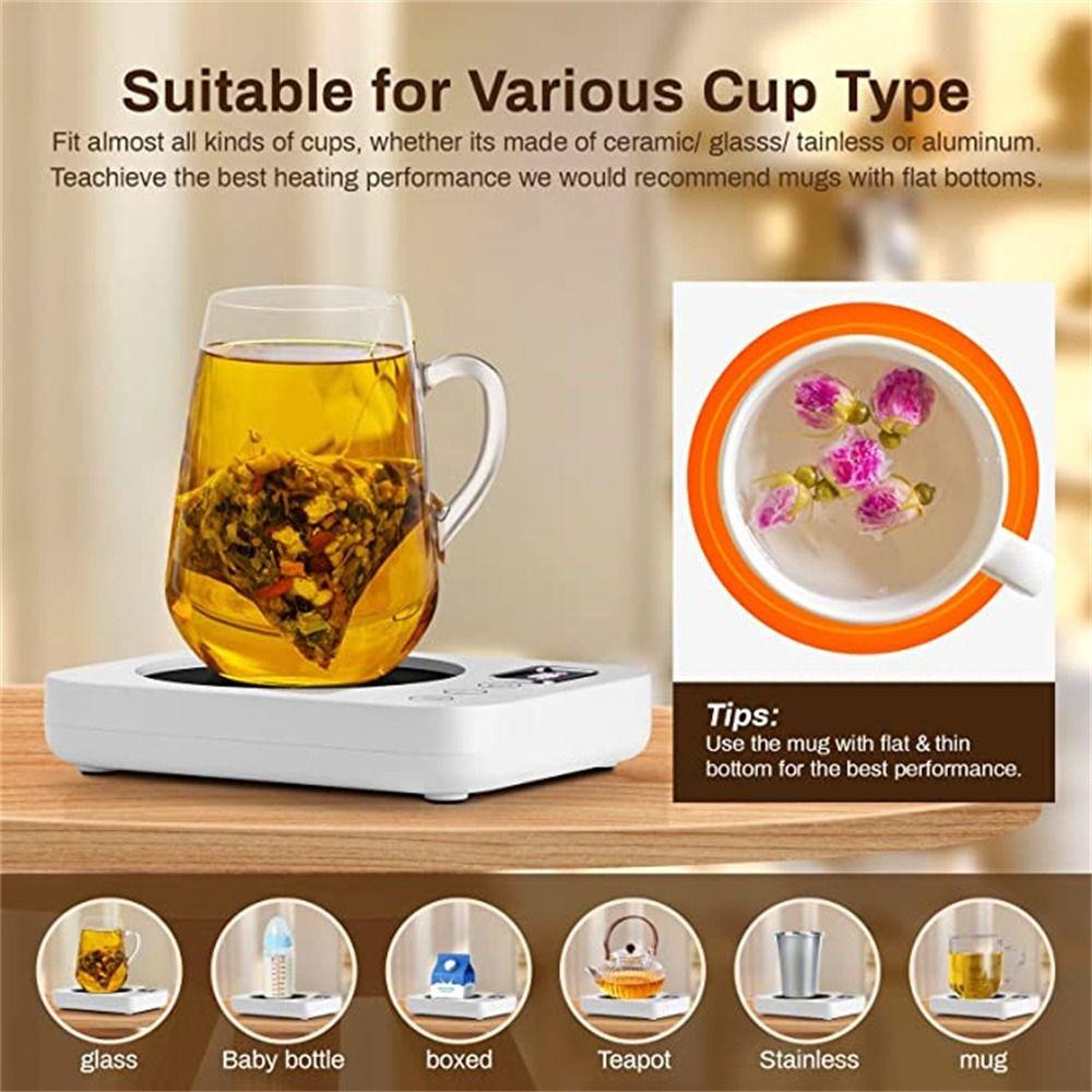 Solighter Mug Warmer Keep Best Temp Fast Heating 12H Timer Penghangat Kopi