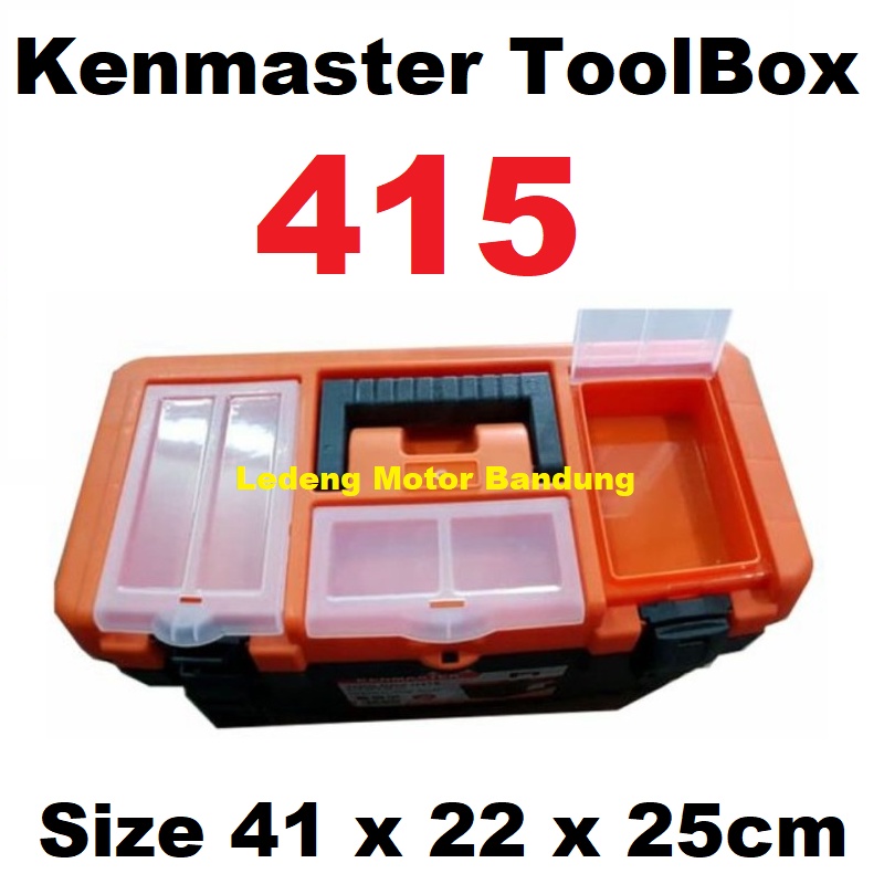 Kenmaster ToolBox H415 Box Kotak Simpan Perkakas Alat Tukang Mekanik