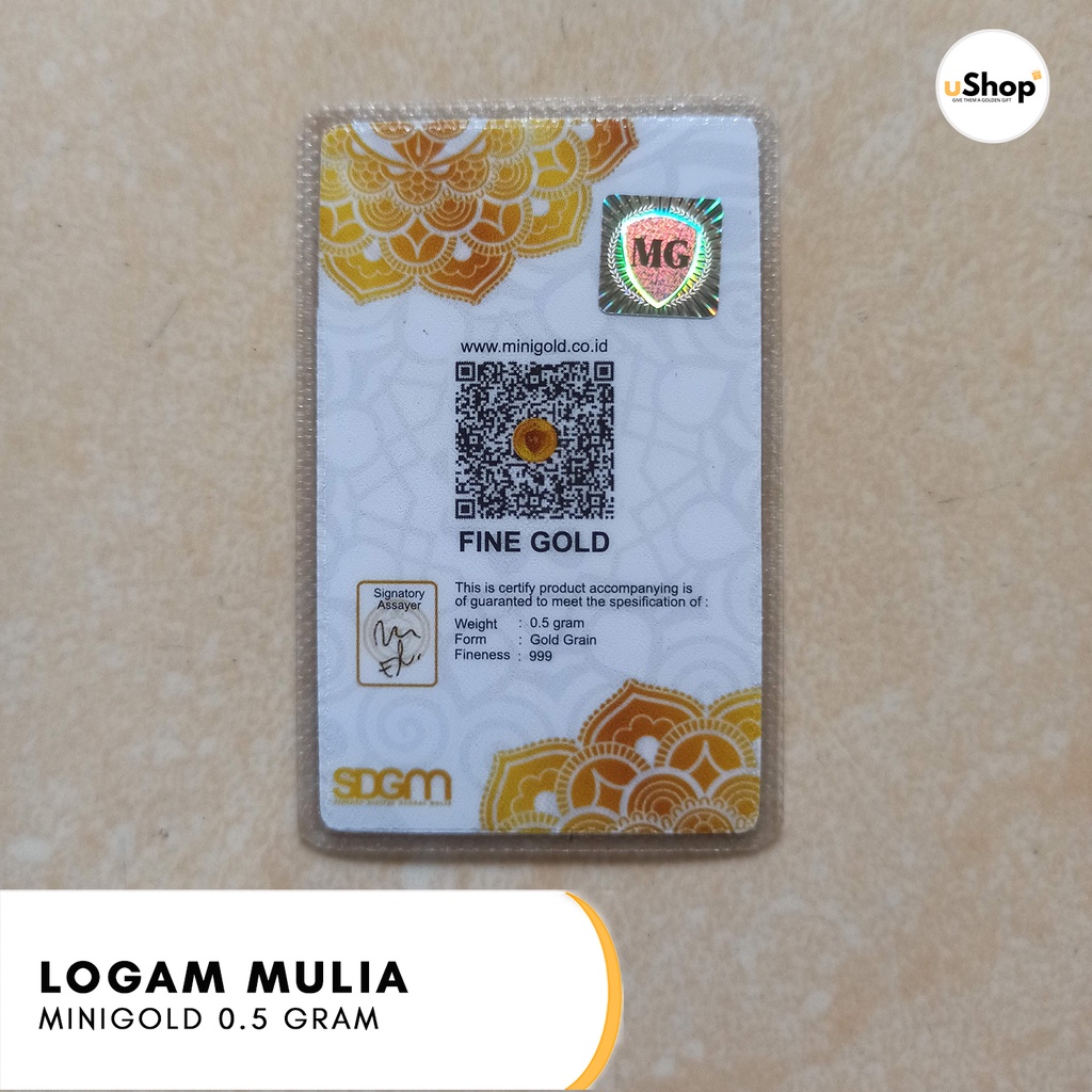 Emas Logam Mulia Minigold 0.5 gram