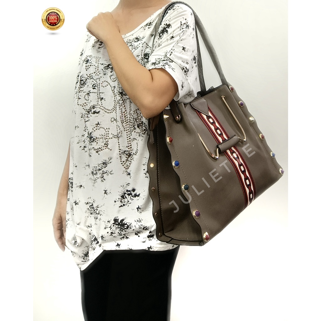 Tas wanita Import Batam Bag Selempang Cewek J4769 Branded Cantik Grosir Fashion Murah Handbag Original Besar Kantor Kerja Kuliah Premium Super Populer Terbaru Terlaris Hobo Ibu Emak Dewasa Santai berpergian Shoulder Bahu