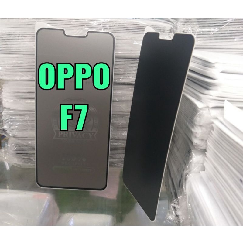 TEMPERED GLASS CERAMIC MATTE PRIVACY ANTI SPY OPPO F7