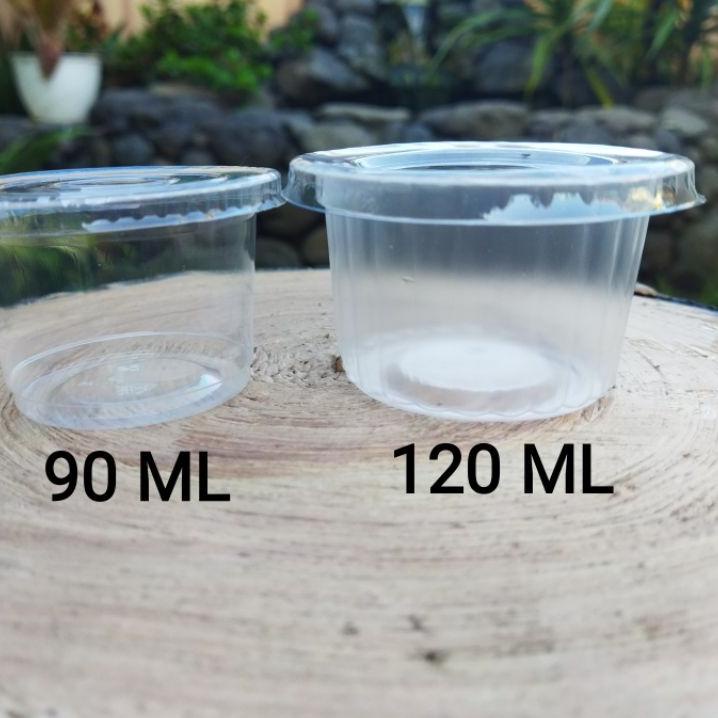 ↹ Cup Puding 90ml & 120ml / Cup Jelly Agar-Agar / Gelas Puding ト