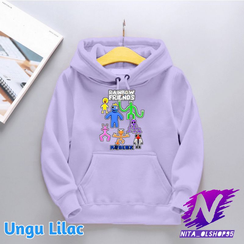 jaket hoodie anak rainbow friends roblox game