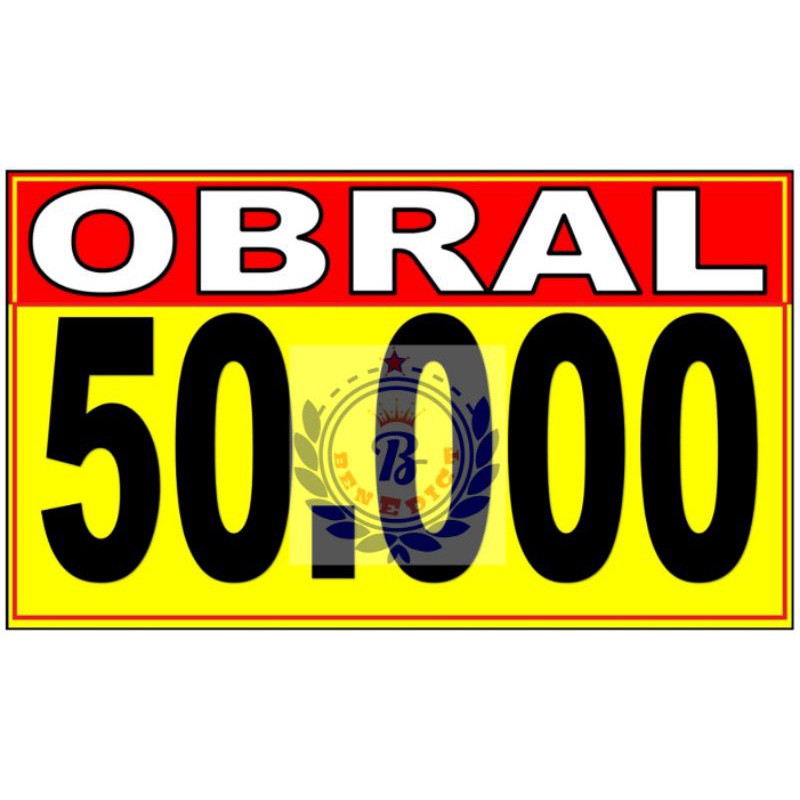 

nominal harga obral karton 50000