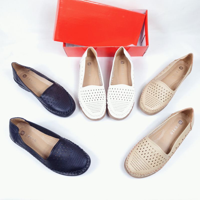 Norvid Sepatu Wanita Slip On N6929