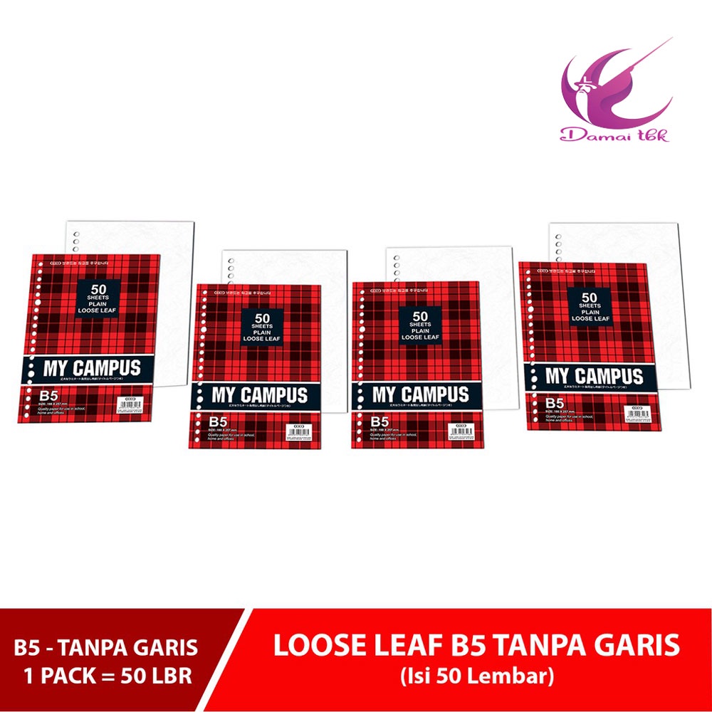 

Kiky Loose Leaf My Campus Polos (50lbr) B5