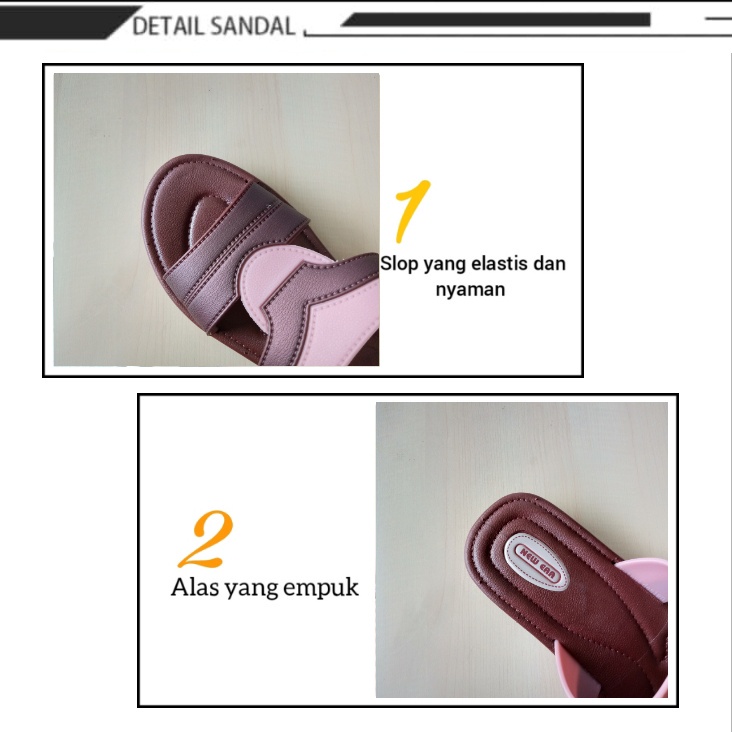 sogo NEW ERA LB 12018 Sandal Karet Wanita Slop Sandal Slop Jelly Sandal Slop Wanita Kekinian Style Terbaru