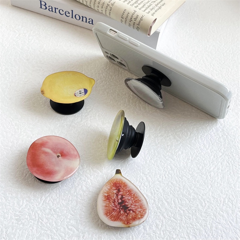 Stand Bracket Airbag Holder Handphone Universal Portable Bentuk Buah Untuk iPhone / Android