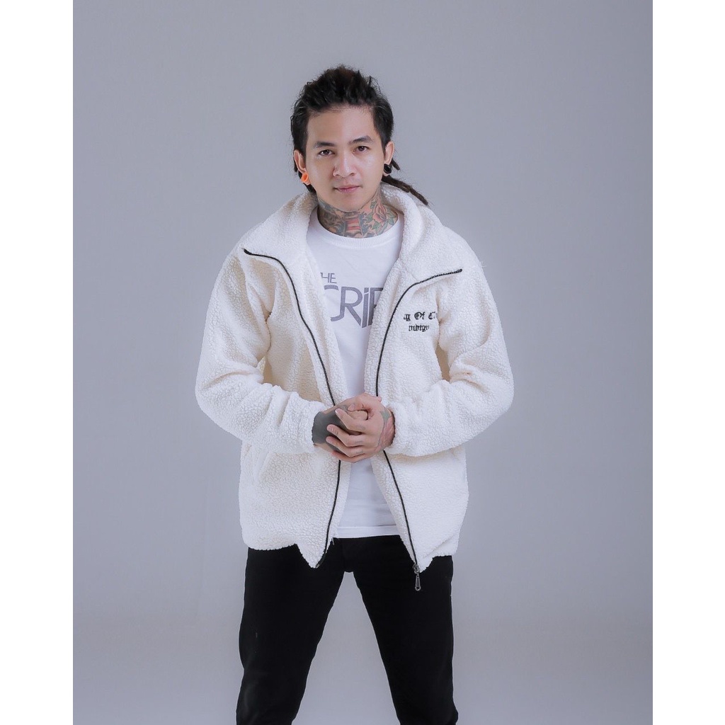 Sherpa jaket bulu fleece / jaket sherpa bulu pria / jaket bulu tebal / jaket pria / KING OF CLOTH