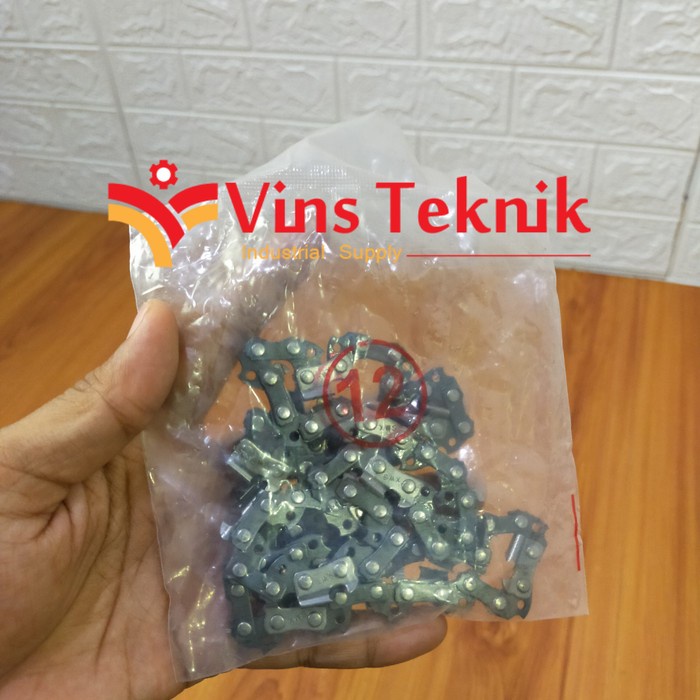 [READY] Rantai Mata Chainsaw Mini 115 12 Nagawa Mata Chainsaw / Perlengkapan Rumah Tangga Murah / Pe