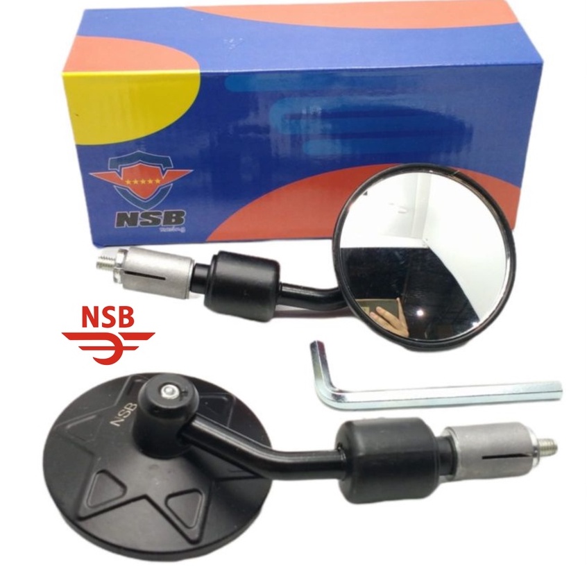 spion Jalu bulat bintang bengkok RCB disepeda dan di motor PNP vario ninja vixion Xmax nmax klx vari