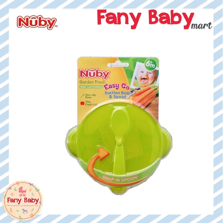 NUBY GARDEN FRESH SUCTION BOWL N SPOONLID