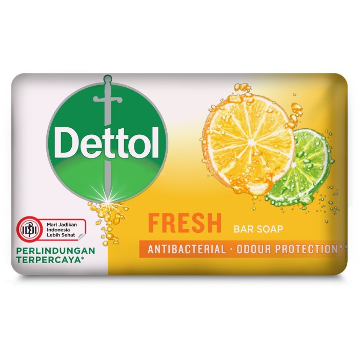 Dettol Sabun Batang Anti Bakteri Original / Fresh / Lasting Fresh / Cool 60gr ( Isi 1)/  Toko Makmur Online