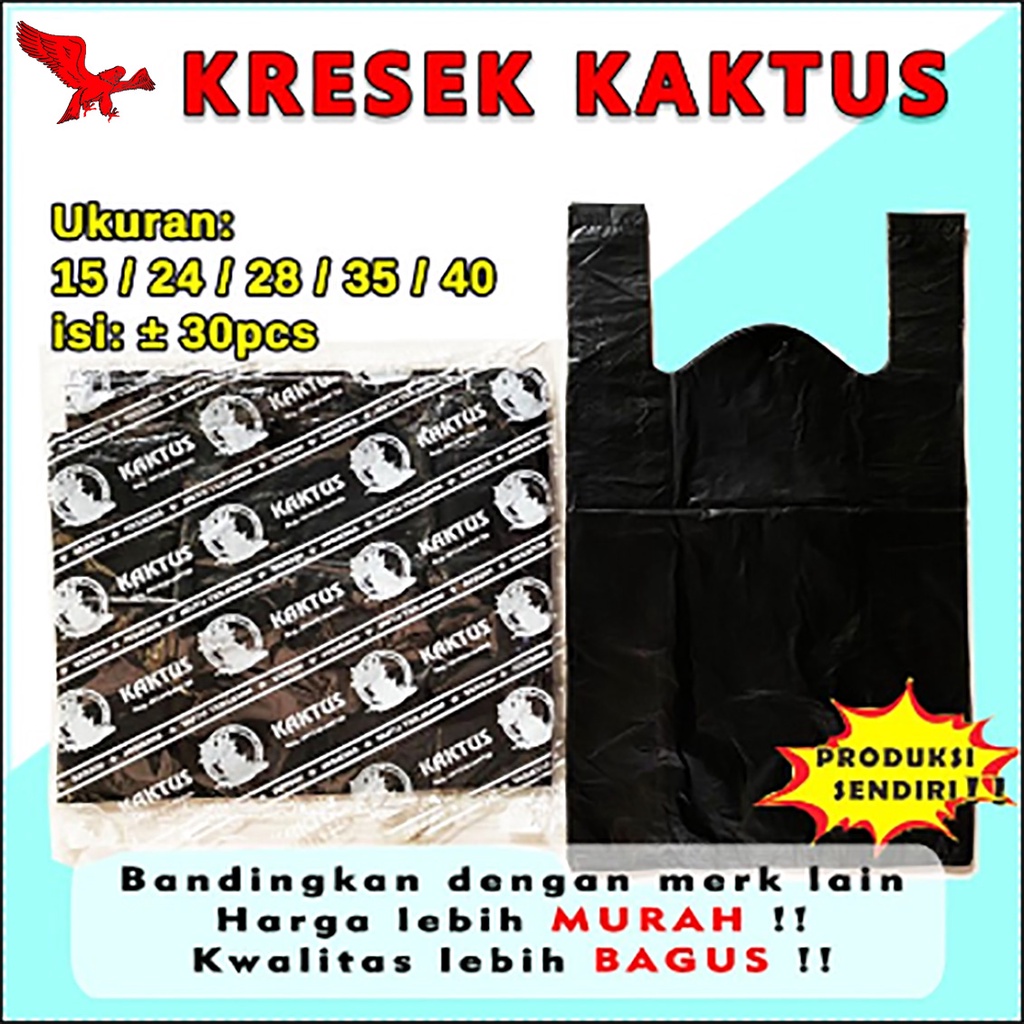 Jual Kantong Kresek Hitam Ekonomis Tipis Kantong