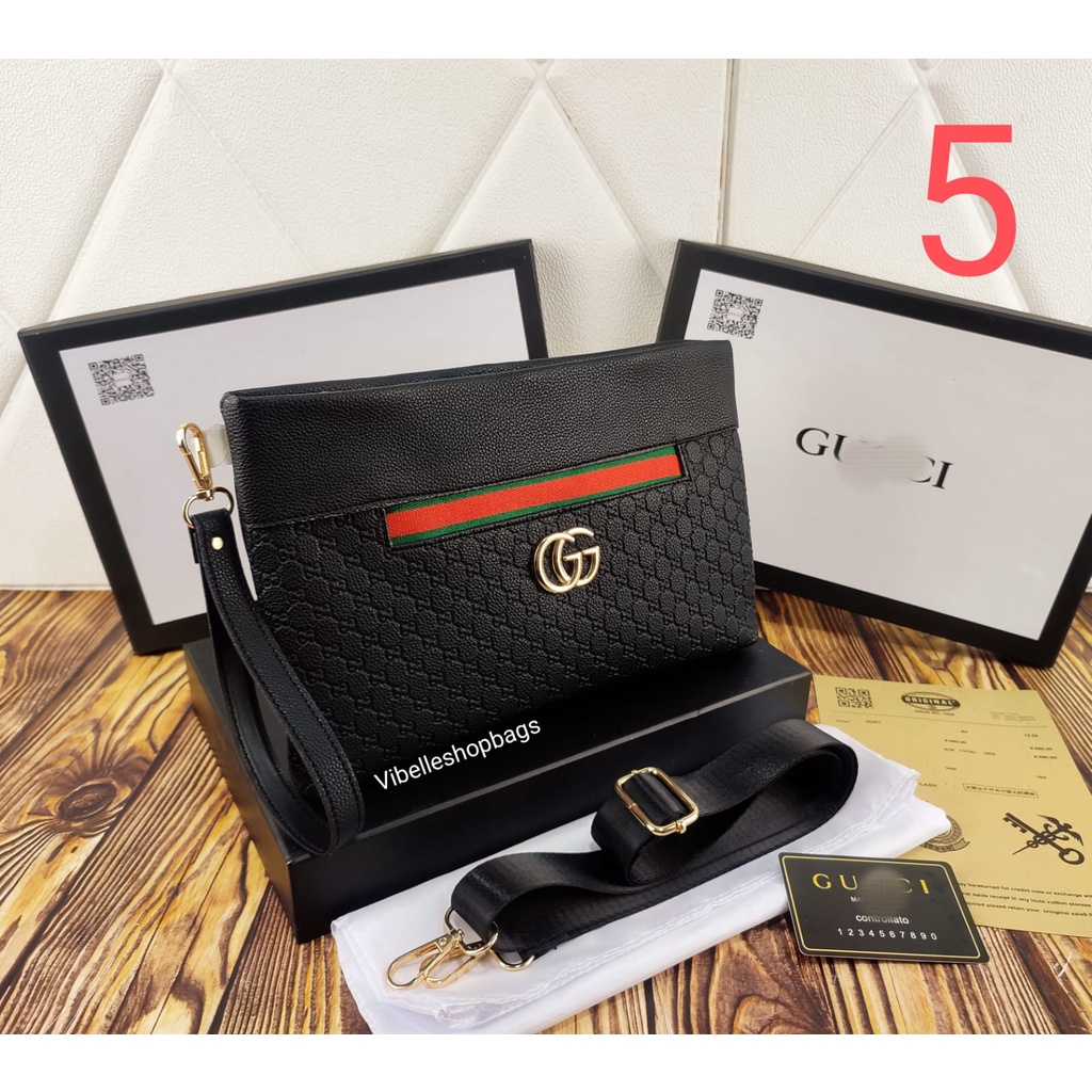 Clucthbag/Hand Bag Pria dan Wanita import Bahan WaterProof Full Emboss - NAGITABAGS KODE 0567