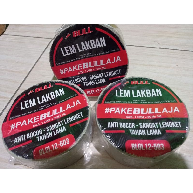 Lem Lakban Bull Anti Bocor Serbaguna Isolasi Tape Super Kuat
