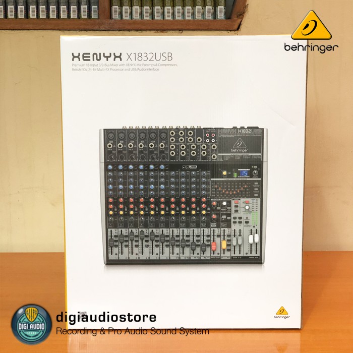 Audio Mixer Plus Usb Soundcard Behringer Xenyx X1832 Usb - X 1832Usb #Original
