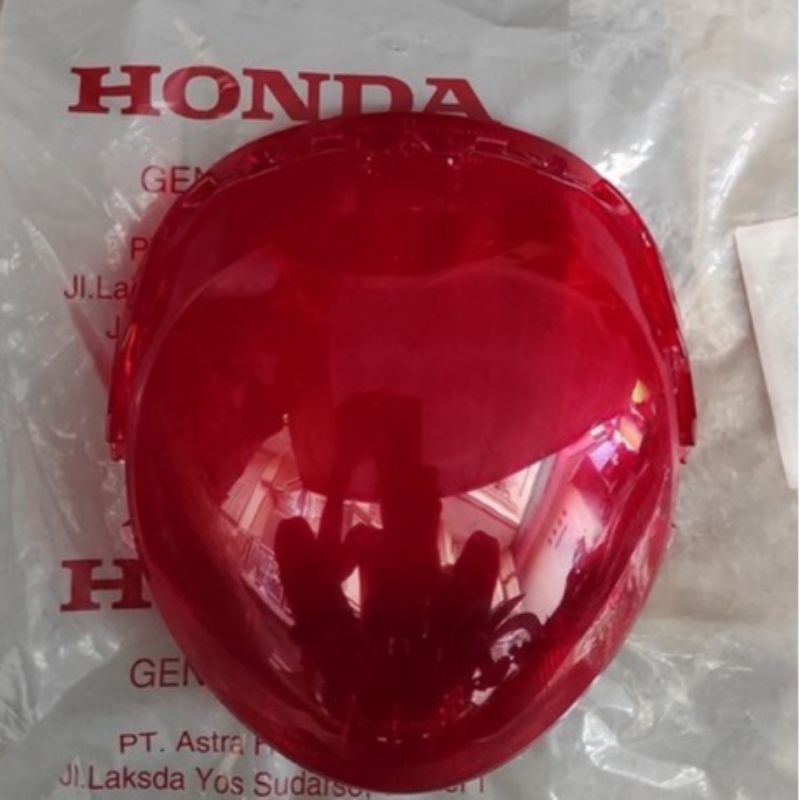 mika lampu belakang scoopy new 2021-2022 original kaca lampu rem belakang