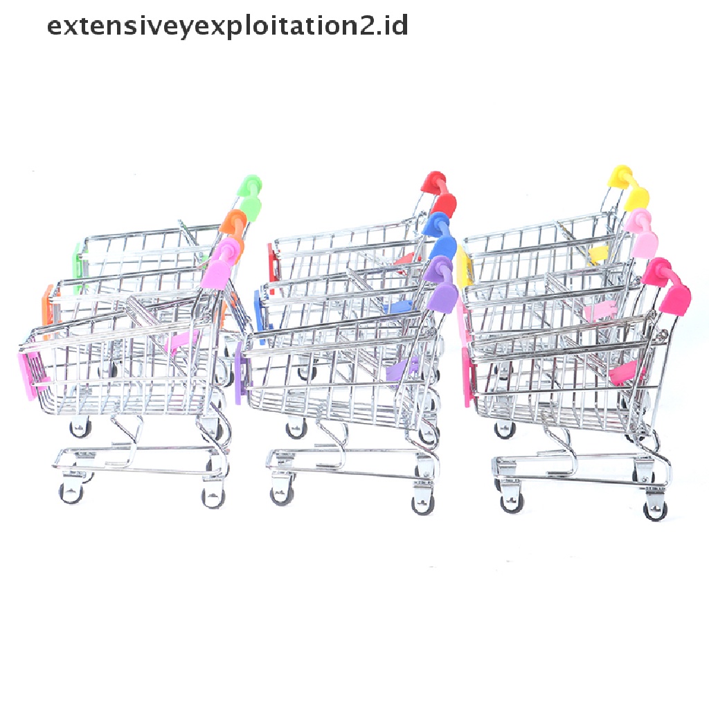 1pc Mainan Trolley Belanja Supermarket Mini Untuk Anak