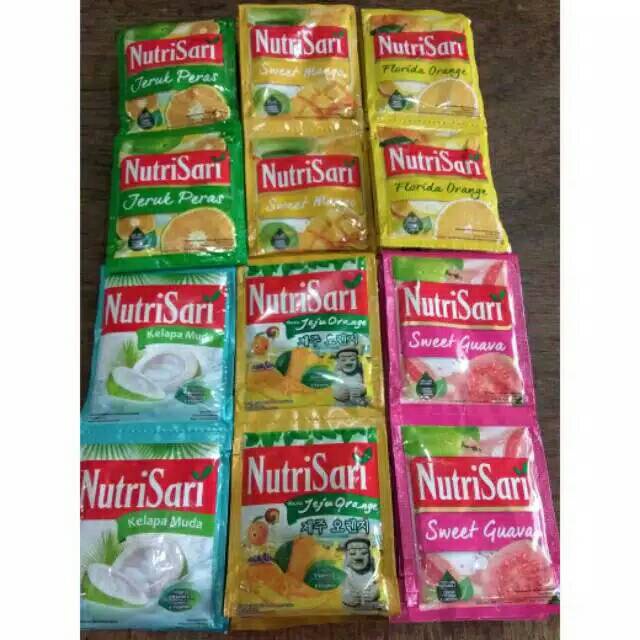 

NUTRISARI ALL VARIAN 1 RENTENG ISI 10 SACHET