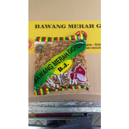 

Bawang goreng BJ 100gr 1 pack isi 10