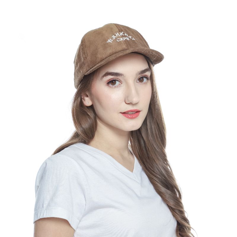 Topi Visors Pendek Corduroy Pria/Wanita - Short Cap Visors