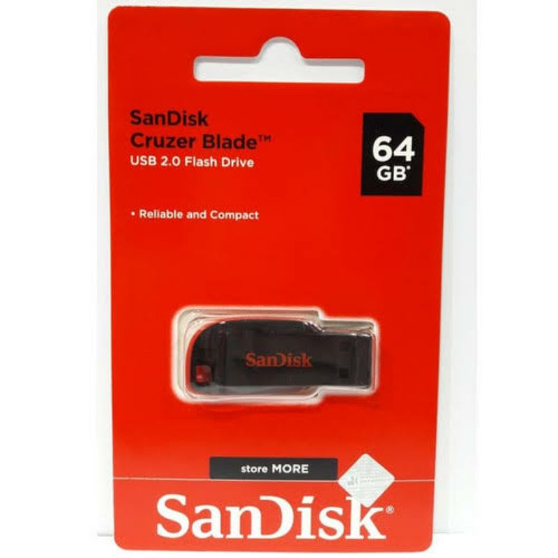 Flashdisk Sandisk 64gb Original / USB Flash Disk SANDISK 64 gb